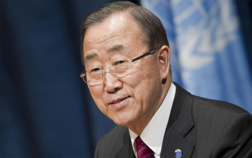 Ban Ki-Moon en visite au Burkina Faso