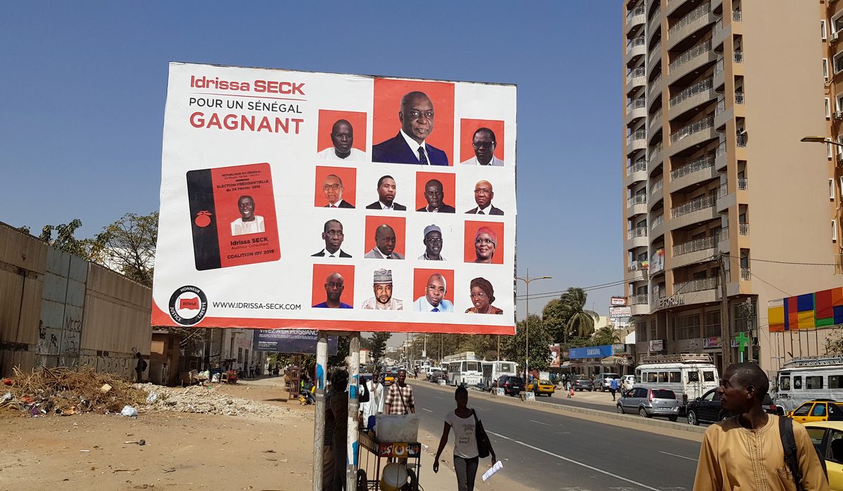 Idrissa Seck Affiche dans les rues e Dakar