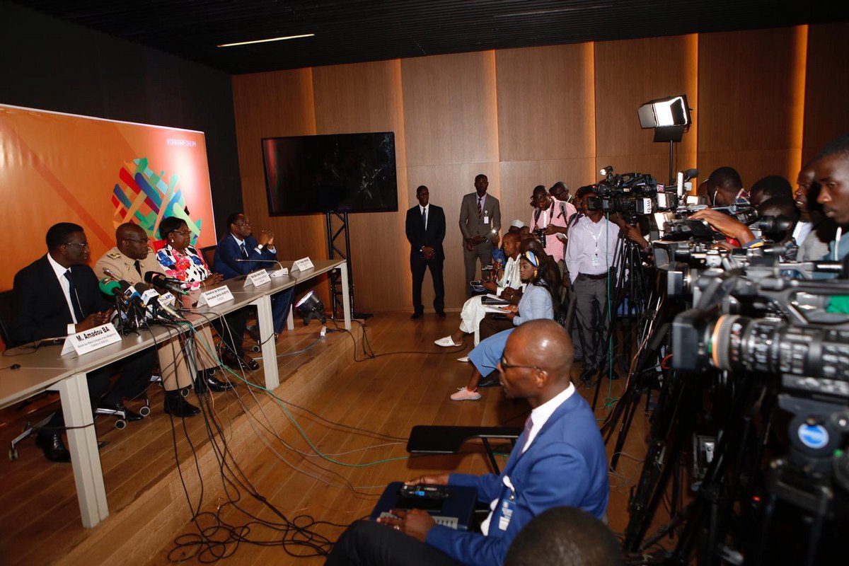 Amadou Ba - Clôture du Forum avec les ministres des Affaires étrangères