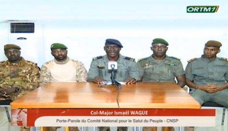Déclaration des militaires au Mali