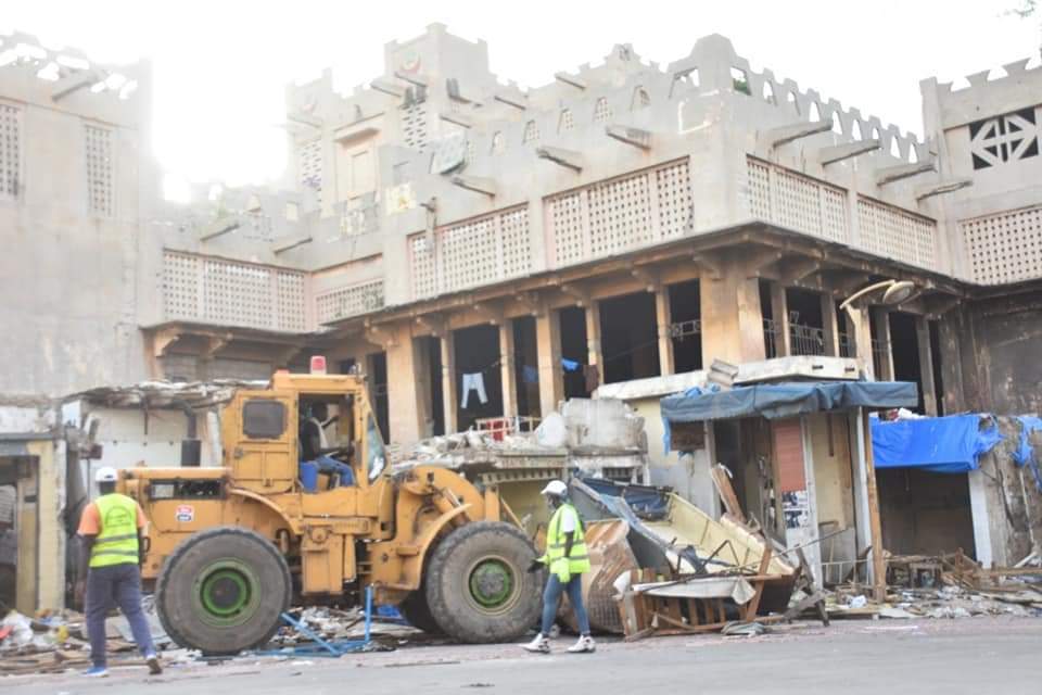 Marché Sandaga, démolition en juillet 2020, reconstruction d'un coût de 70 milliards de francs cfa sur 24 mois