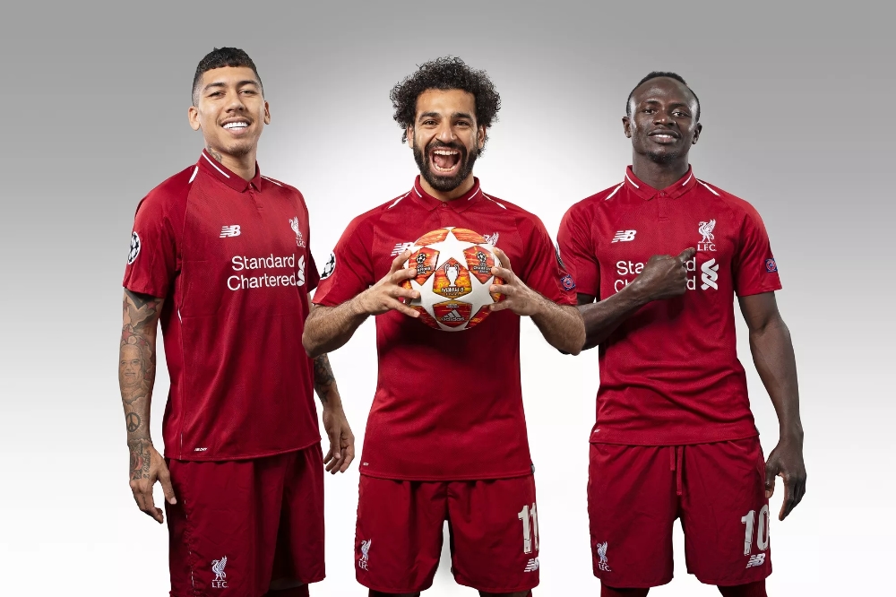 Liverpool - Attaque - Mohamed Salah, Roberto Firmino et Sadio Mane