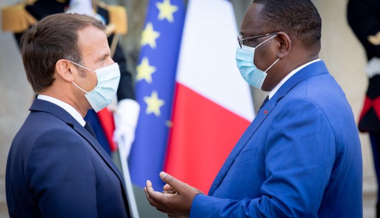 Macron et MAcky Sall en France