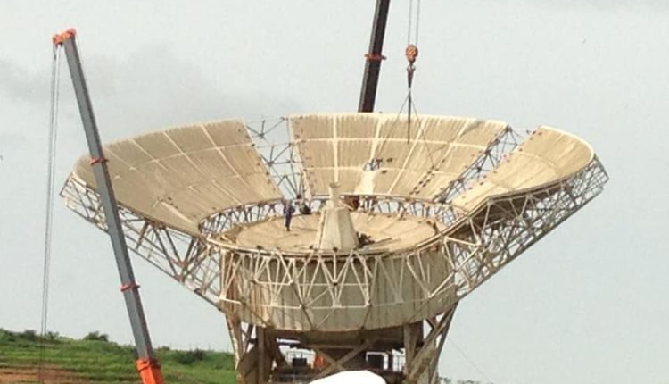 Antenne - station terrienne de communication de Gandoul