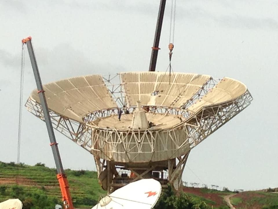 Antenne - station terrienne de communication de Gandoul