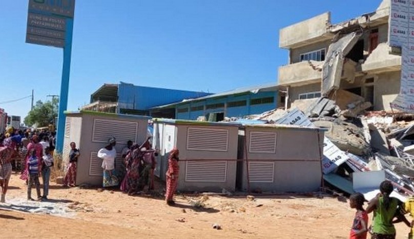 Effondrement d'un immeuble à Khodoba
