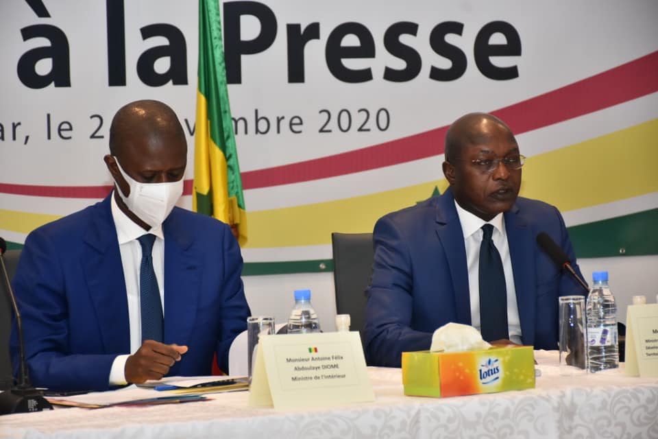 Gouvernement face à la presse - Antoine Félix Diome, Diouf Sarr au rendez-vous
