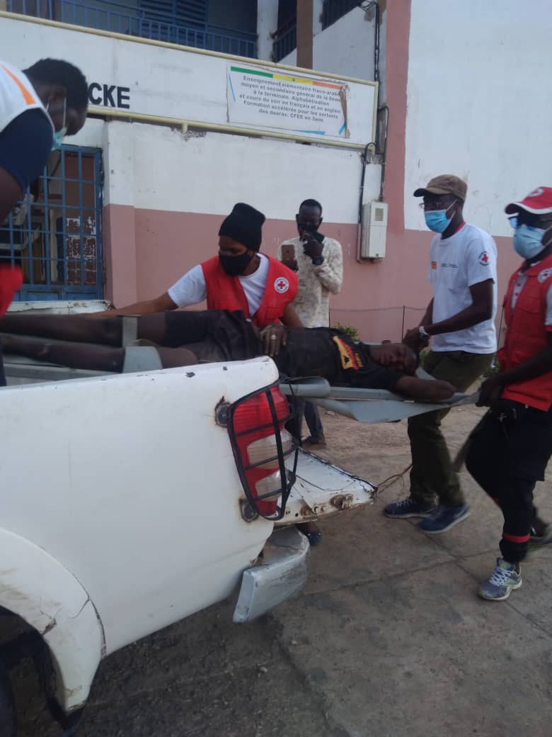 Croix Sénégalaise - bilan des blessés et morts
