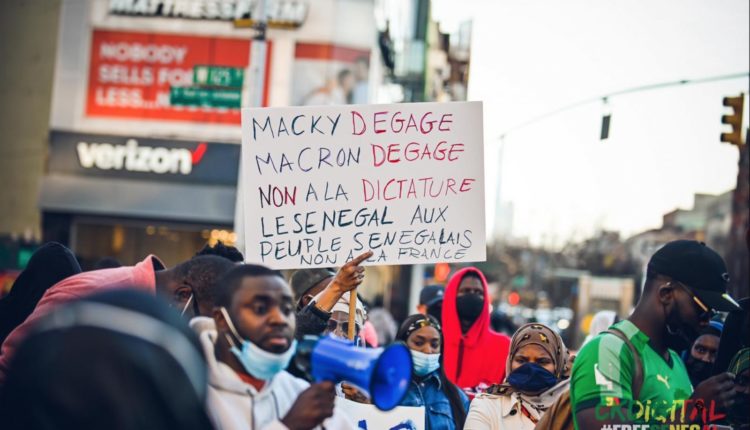 La diaspora Sénégalaise exprime sa colère dans les rues de l'occident (5)