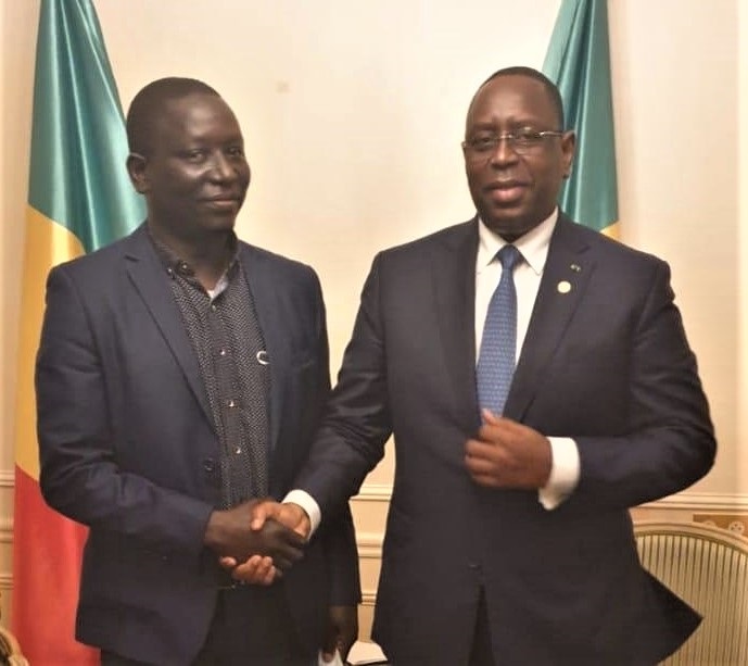 Macky Sall et Demba Konté de Nguidjilone