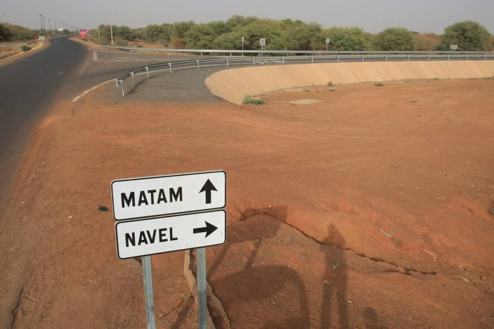 Route Matam vers Nawel