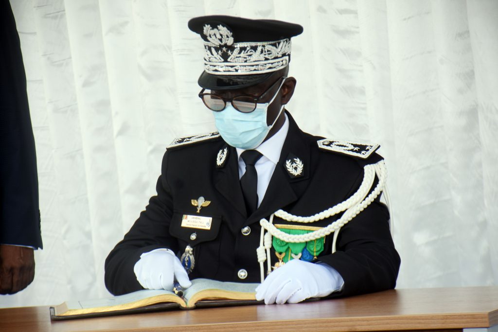 Haut commandant de la Gendarmerie nationale et Directeur de la justice militaire, le Général de division Moussa Fall