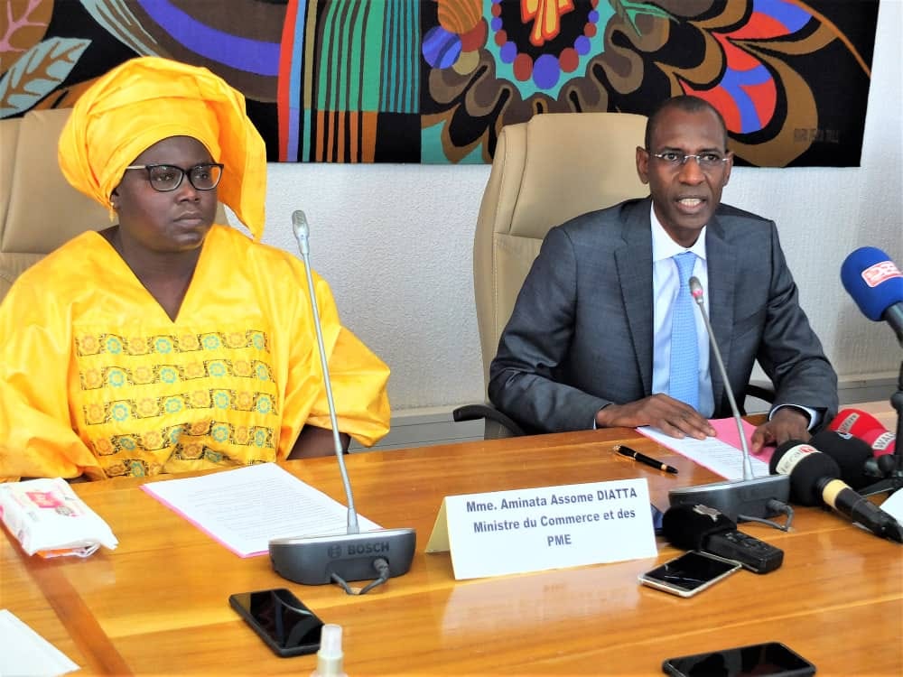 Abdoulaye Daouda Diallo et Aminata Assome Diatta