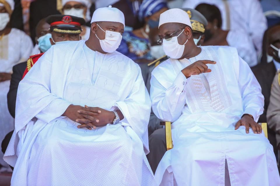 Macky Sall et Adama Barrow - Investiture à Banjul