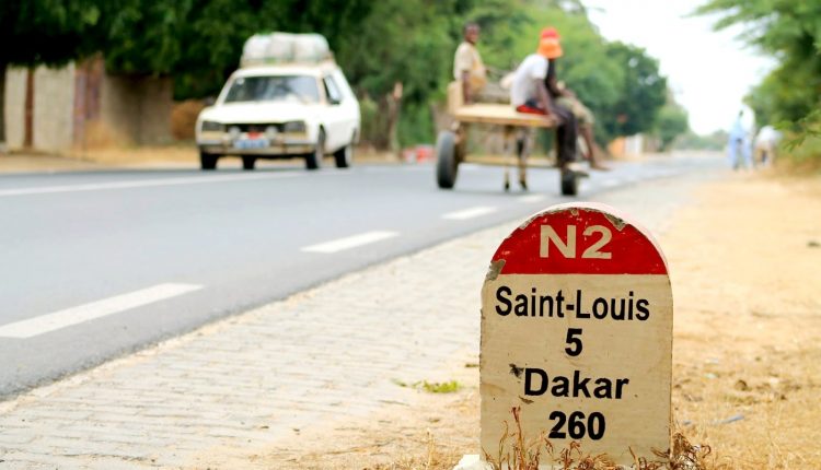 la construction de l'autoroute Dakar-Saint-Louis par La vie Senegal