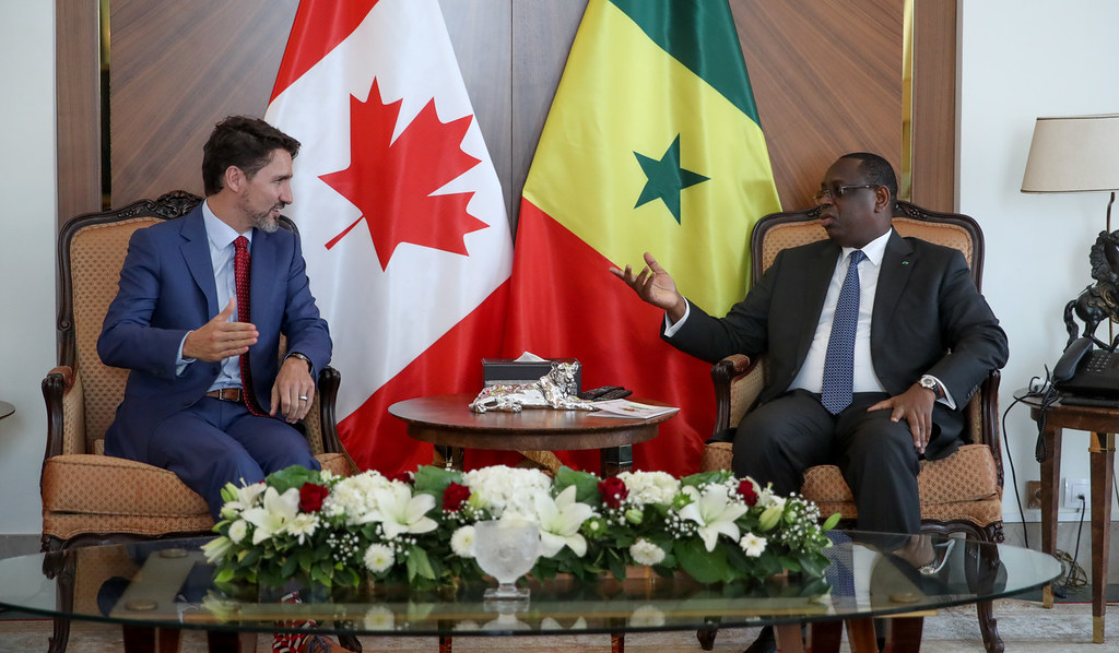 Discussion entre Macky Sall et le Premier ministre canadien, Justin Trudeau
