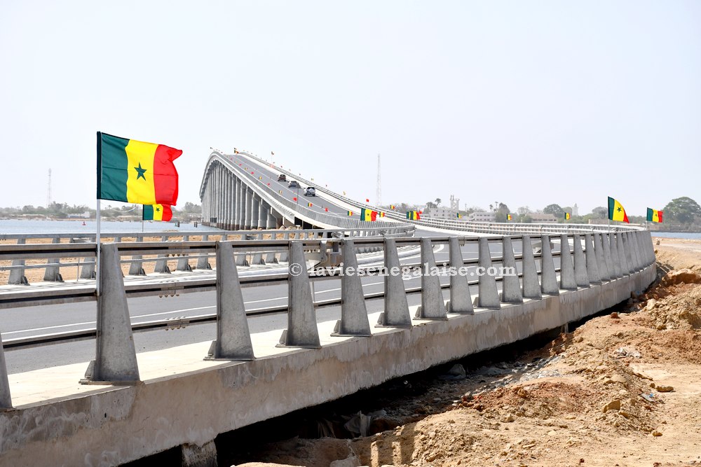 Macky Sall - inauguration du Pont de Foundiougne (3)