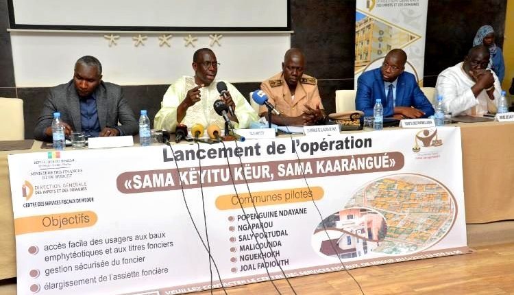 Direction générale des impôts et domaines - DGID - opération Sama Keyitu Keur