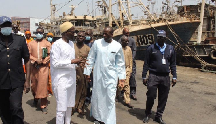 Le Dg Aboubacar Sédikh BEYE effectue une visite de chantiers du port de Dakar