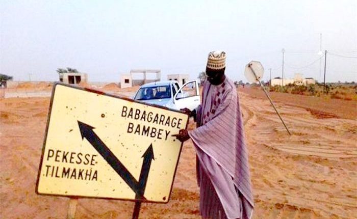 La route Bambey-Baba Garage