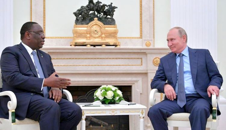 Macky Sall en Russie avec Poutine