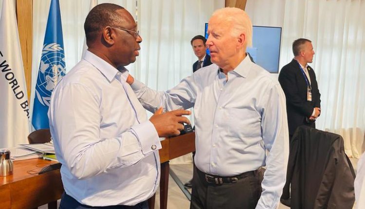 Macky Sall et Joe Biden