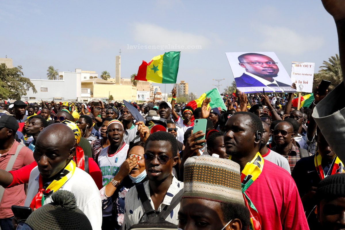 Manifestation opposition Sénégalaise à Dakar (2)