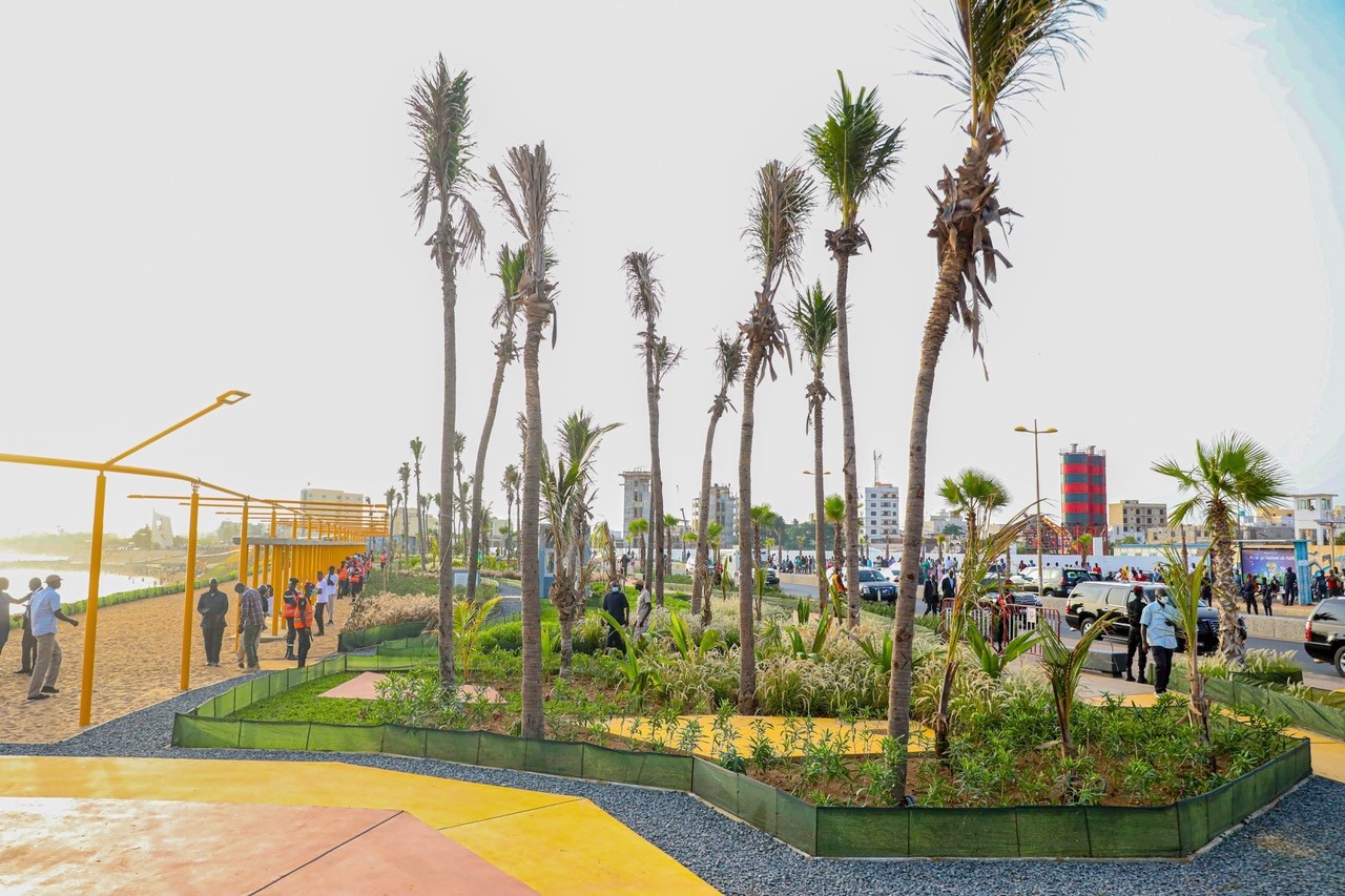 Visite les travaux d’aménagement de la corniche ouest de Dakar
