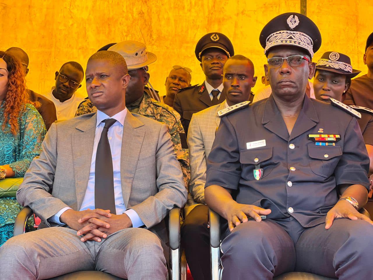 Antoine Félix Abdoulaye DIOME et Seydou Bocar Yague Directeur Police