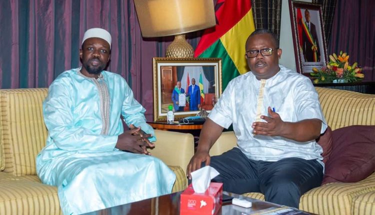 Audience Président Guinée Bissau et Ousmane Sonko à Dakar