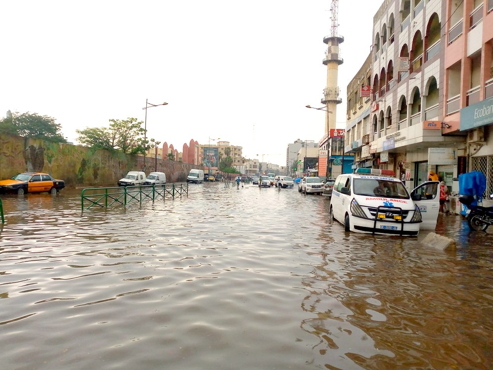 Pluies à Dakar - Plusieurs quartiers de Dakar sous les eaux