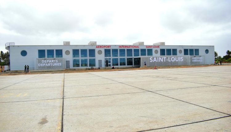 inauguration de l'aéroport de Saint-Louis