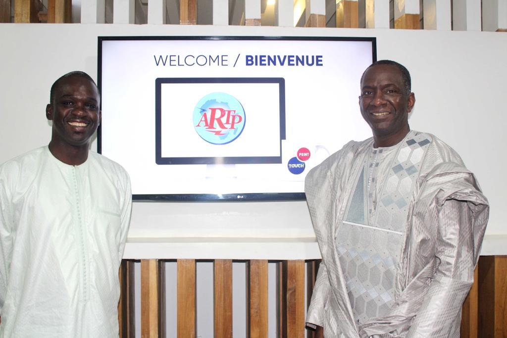 Abdoul LY - Directeur général ARTP et Oumar CISSE - PDG INTOUCH