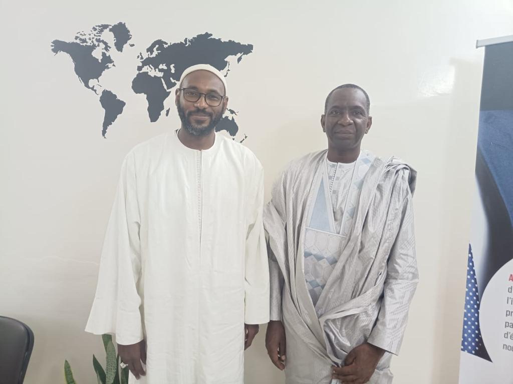 Abdoul LY - Directeur général de l'ARTP et Moustapha KANE Directeur Général de AMARANTE