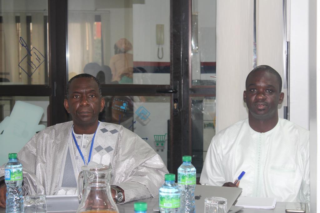 Abdoul LY - Directeur général de l'ARTP et Oumar CISSE - PDG de INTOUCH
