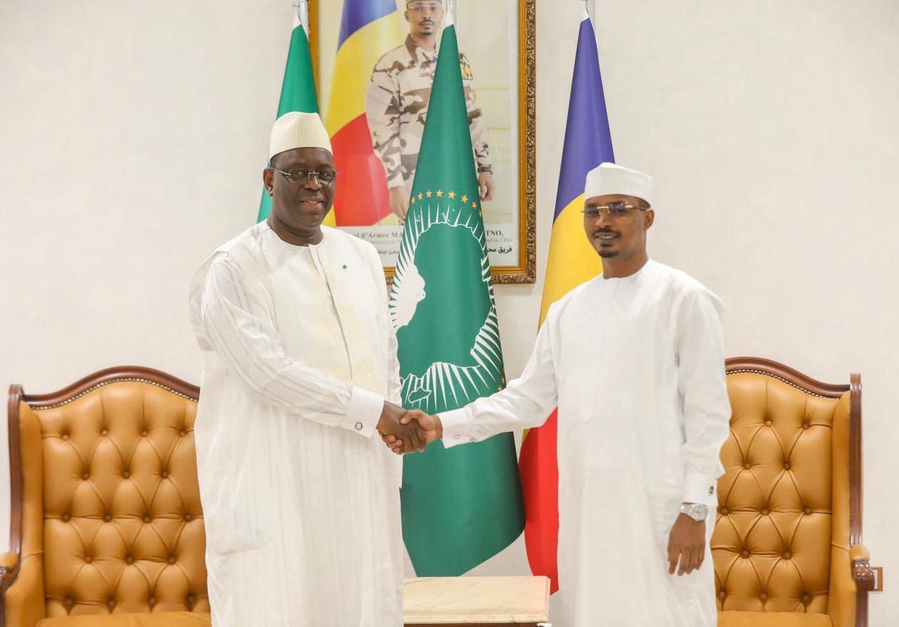 Tchad - Macky Sall et le Général Mahamat Idriss DEBY ITNO