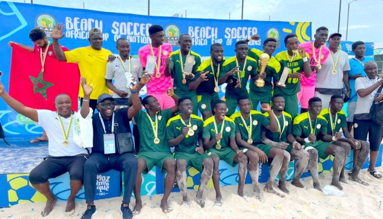 Les Lions du Sénégal de Beach Soccer, Champions d'Afrique 2022, Champions pour la 7e fois
