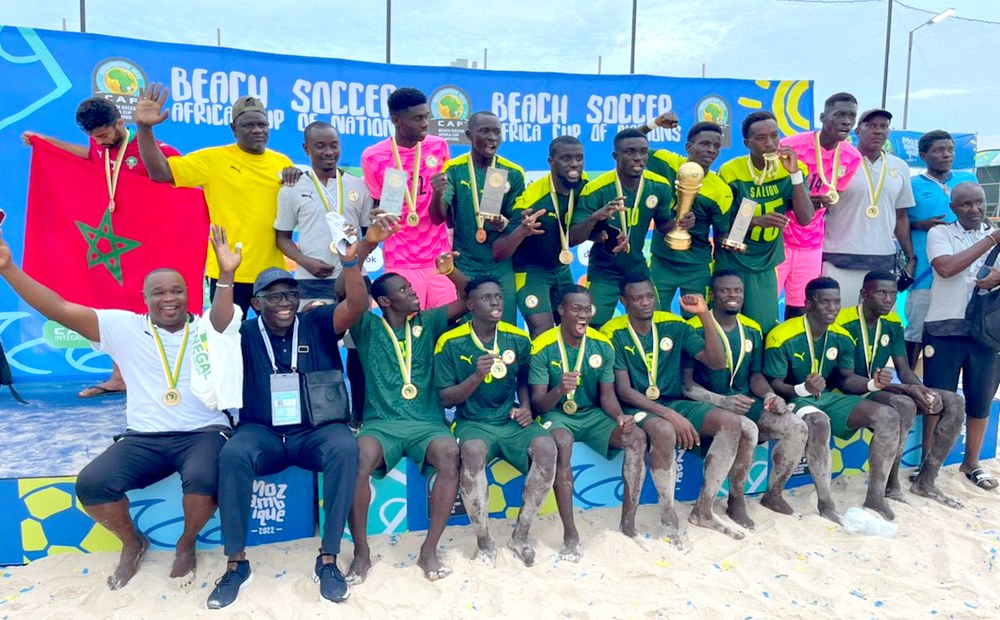 Les Lions du Sénégal de Beach Soccer, Champions d'Afrique 2022, Champions pour la 7e fois