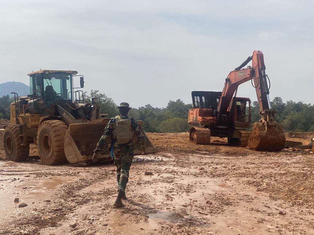 Démantèlement d'un site clandestin d'extraction d'or dans la région de Kédougou (2)