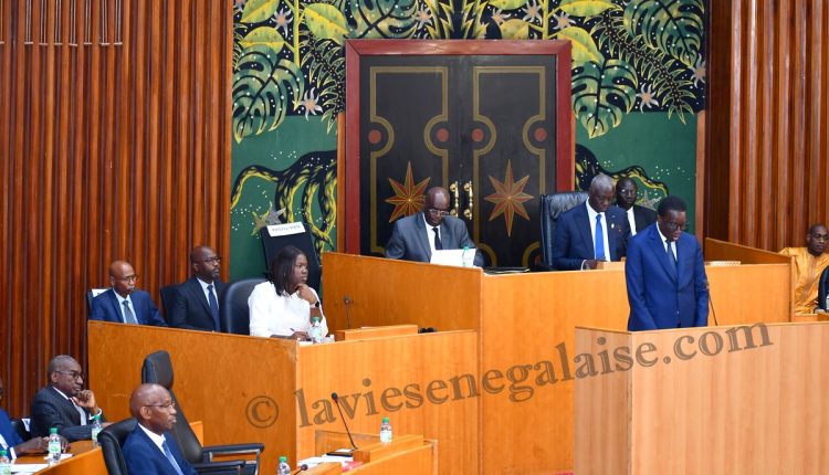 DECLARATION DE POLITIQUE GENERALE AMADOU BA, PREMIER MINISTRE du Senegal