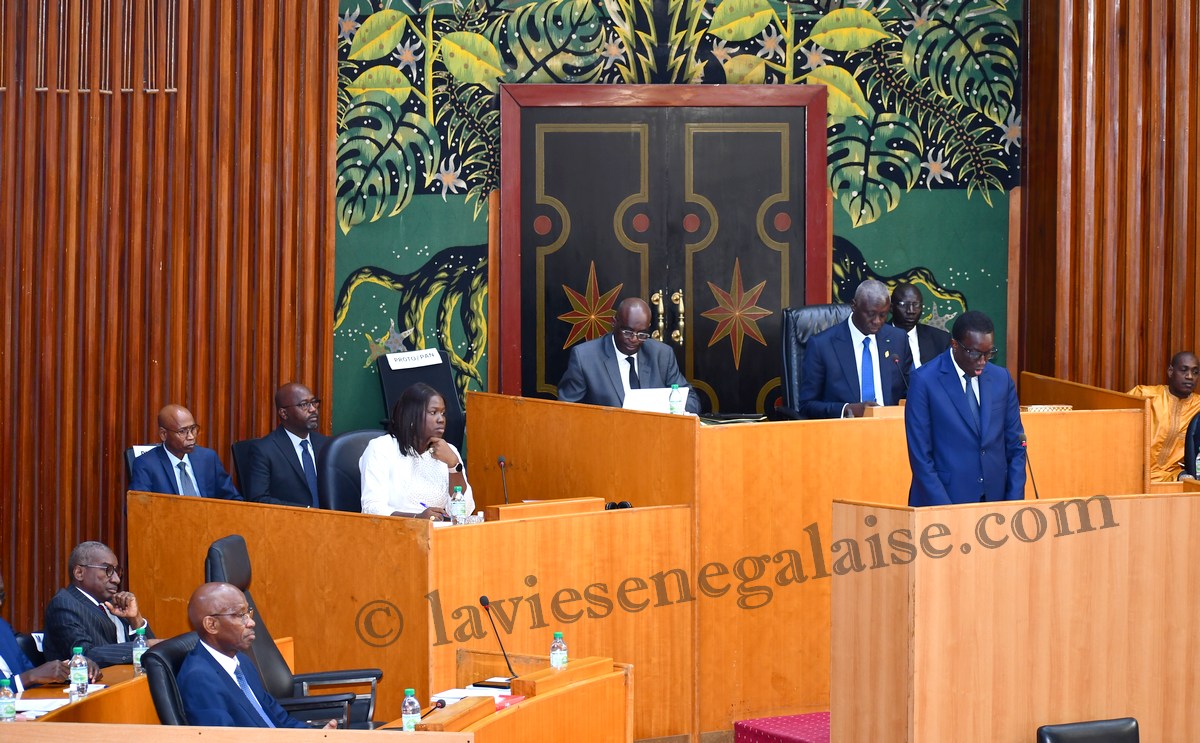 DECLARATION DE POLITIQUE GENERALE AMADOU BA, PREMIER MINISTRE du Senegal