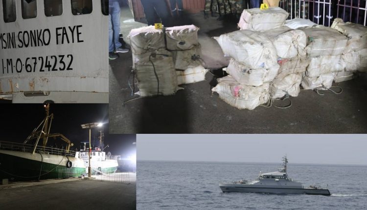 Plus de 800 kg de cocaïne ont été saisis sur un navire au large de Dakar par la marine sénégalaise