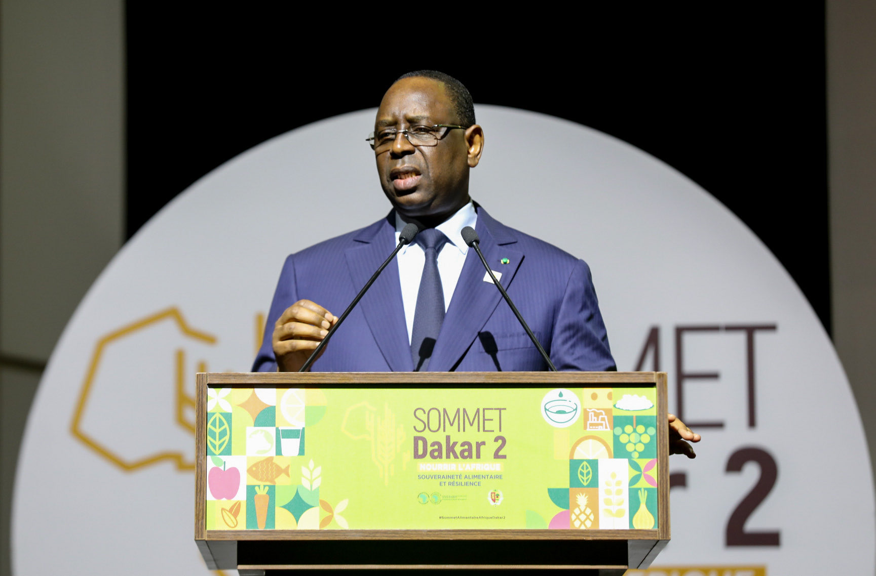 Président Macky Sall lors du Sommet DAKAR2