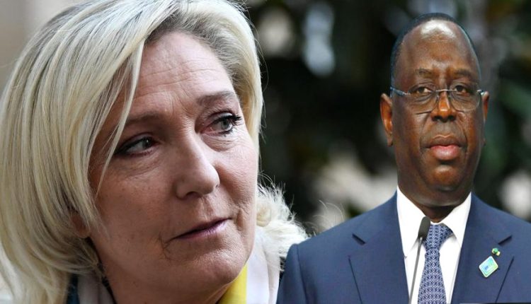 Rencontre Macky Sall et Marine Le Pen au Sénégal