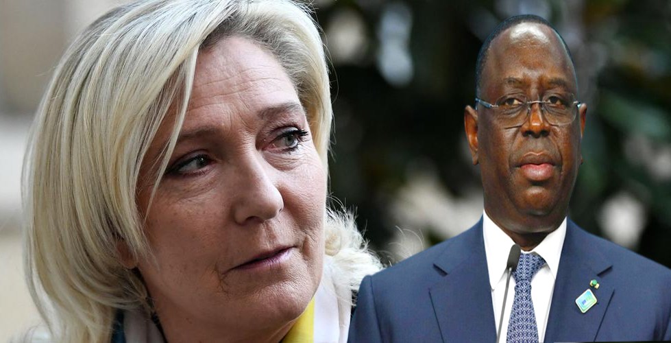 Rencontre Macky Sall et Marine Le Pen au Sénégal