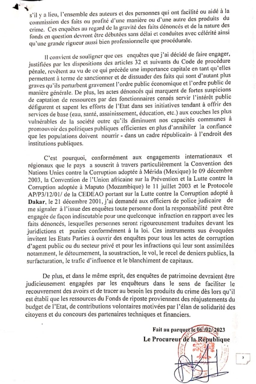 Rapport Cour des Comptes - Le Procureur de la République actionne la DIC