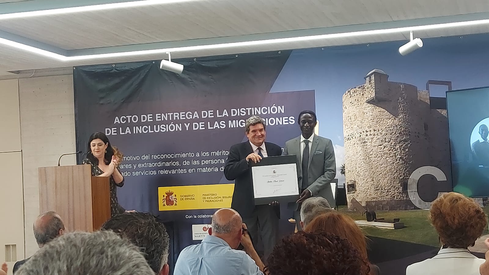 Espagne - Un Sénégalais honoré par le Gouvernement du Royaume d'Espagne
