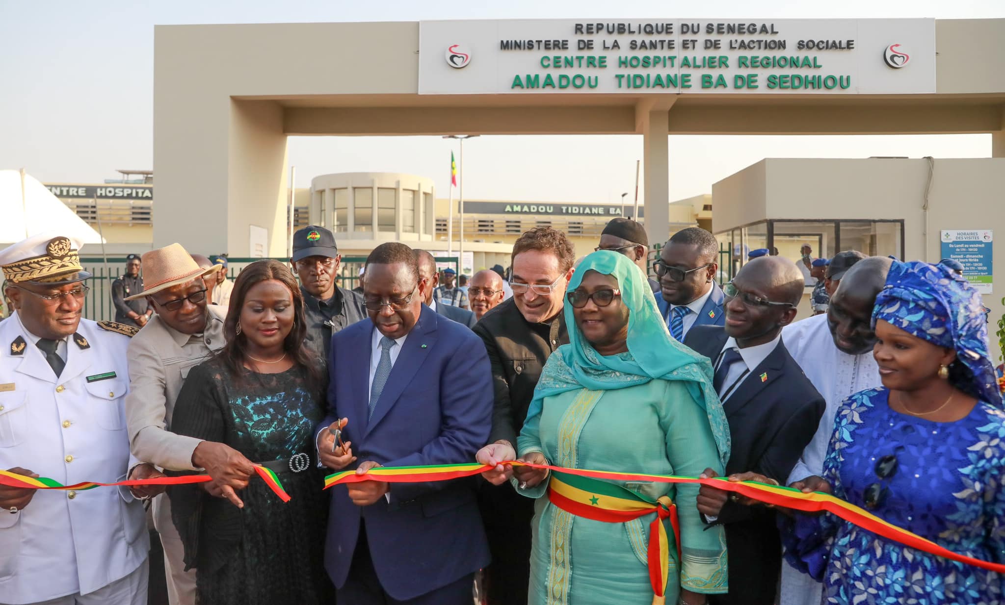 Inauguration par Macky Sall de l'hôpital Amadou Tidiane Ba de Sédhiou
