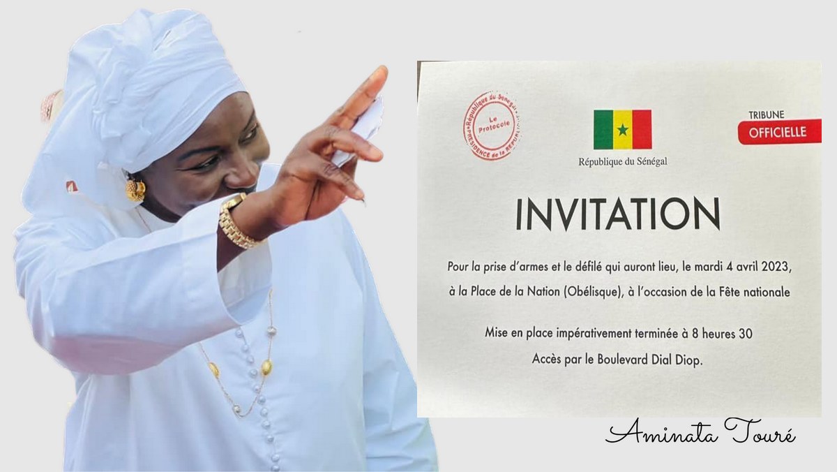 Défilé 4 Avril Aminata Touré également Décline Linvitation De Macky Sall 3216