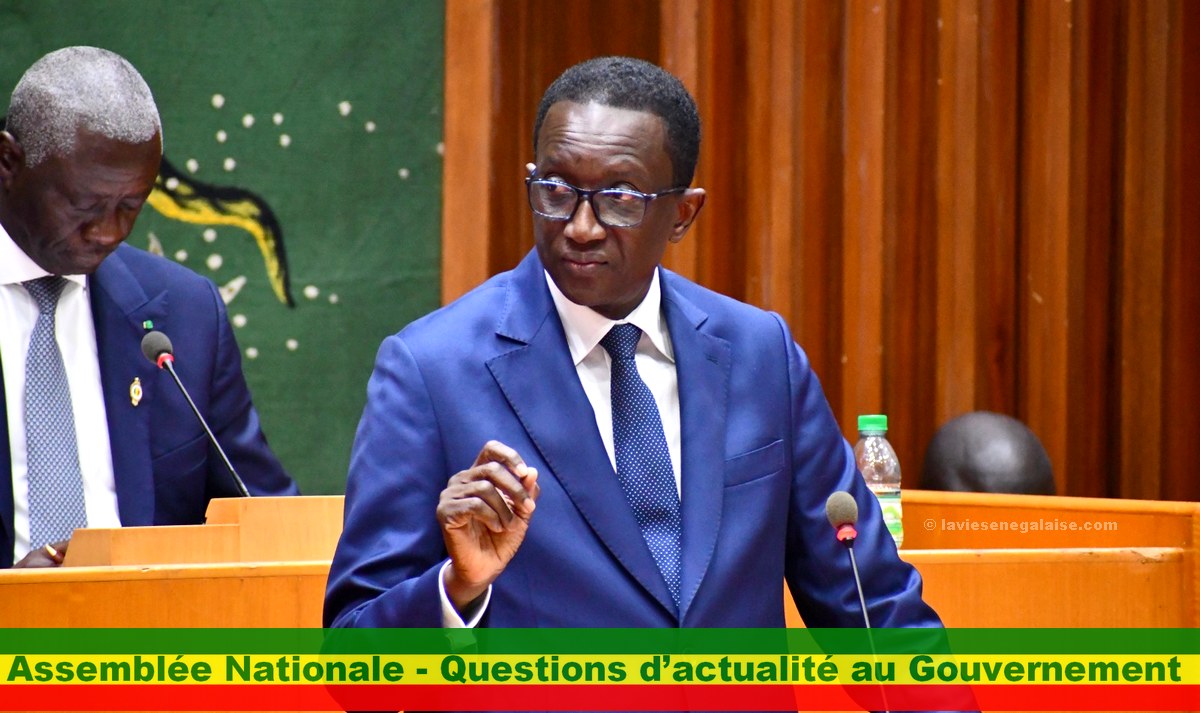 Premier Ministre Amadou Ba aux députés, Assemblée nationale - Questions d'actualité avec le Gouvernement